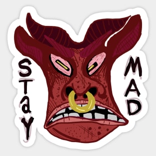 Stay MAD Sticker